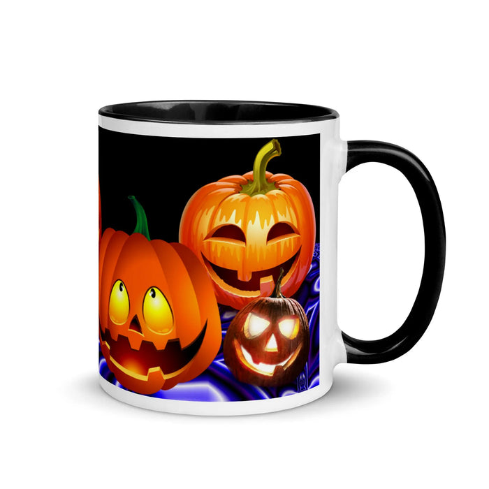 Halloween Pumpkins Mug with Color Inside ZKoriginal