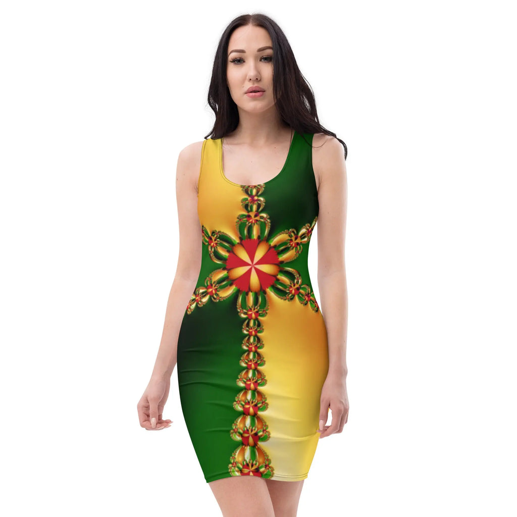 "Happy Holidays" Collection - All Over Print Holiday Mini Dress ZKoriginal