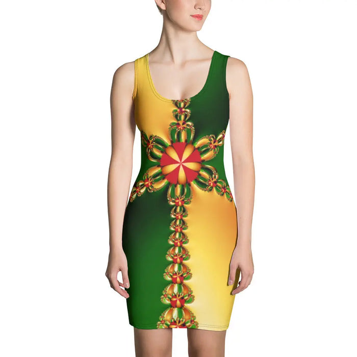"Happy Holidays" Collection - All Over Print Holiday Mini Dress ZKoriginal