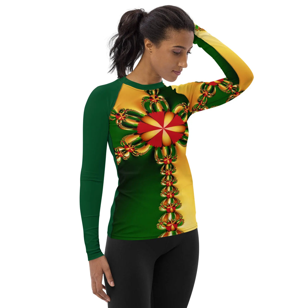 "Happy Holidays" Collection - Women's Rash Guard ZKoriginal