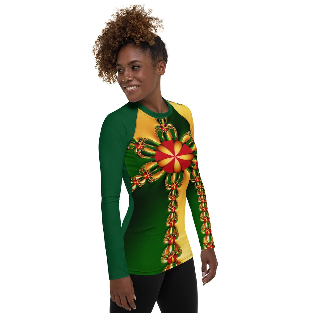 "Happy Holidays" Collection - Women's Rash Guard ZKoriginal