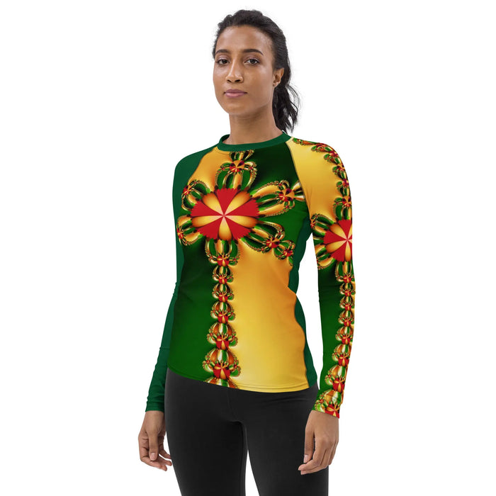 "Happy Holidays" Collection - Women's Rash Guard ZKoriginal