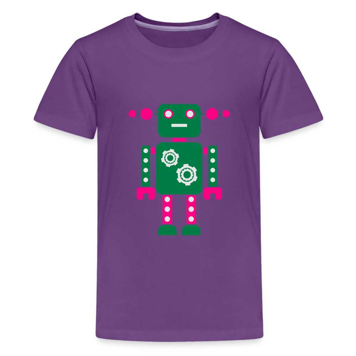 "Happy Robots" - Kids' Premium T-Shirt SPOD