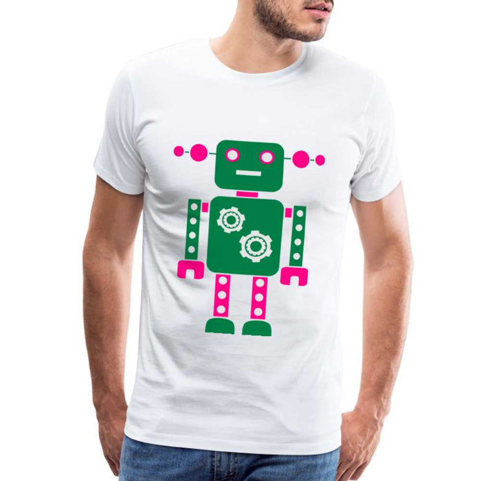 "Happy Robots" Collection - Men's Premium T-Shirt SPOD