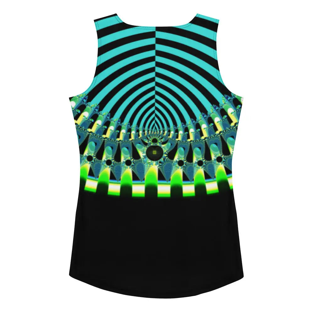 "Happy Stripes" - All Over Print Hot Tank Top ZKoriginal