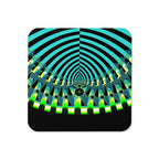 "Happy Stripes" Collection - Cork Back Coaster ZKoriginal