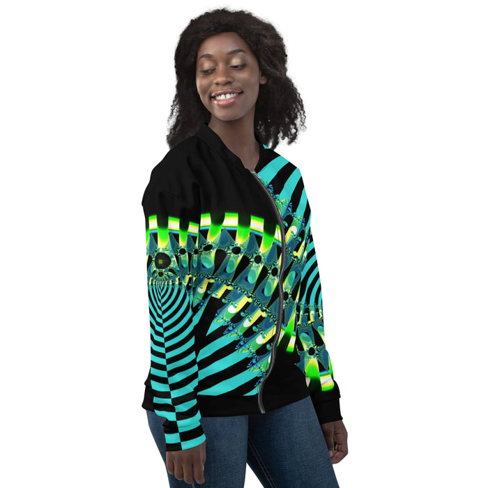 "Happy Stripes" Collection - Unisex Bomber Jacket ZKoriginal