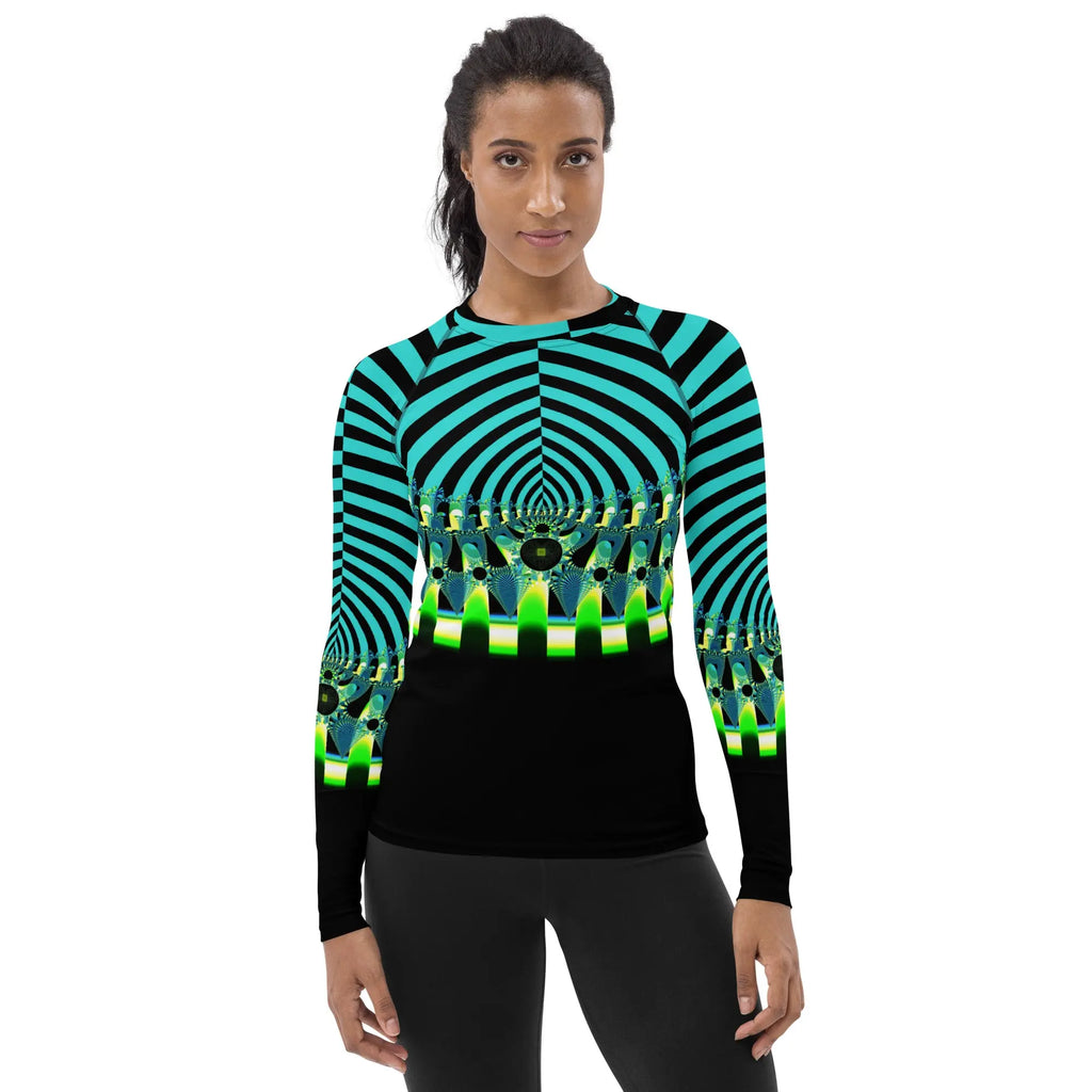 "Happy Stripes" Collection - Women's Rash Guard ZKoriginal