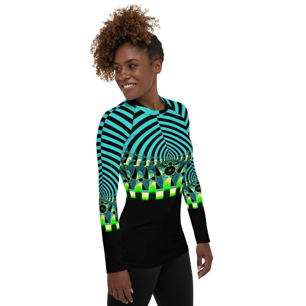 "Happy Stripes" Collection - Women's Rash Guard ZKoriginal