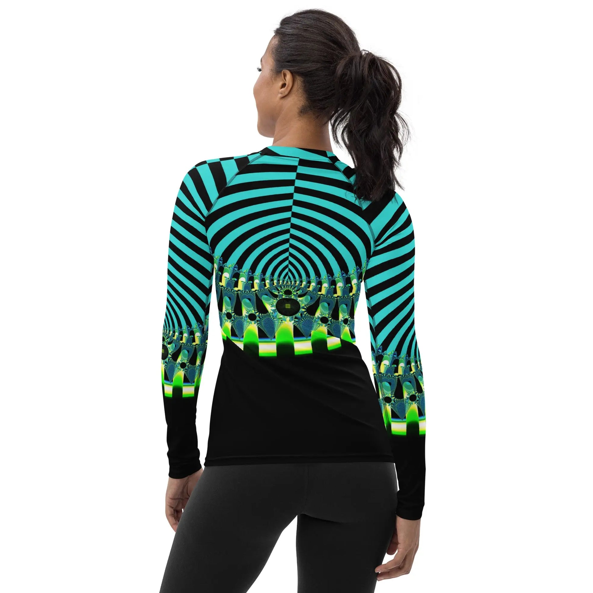 "Happy Stripes" Collection - Women's Rash Guard ZKoriginal