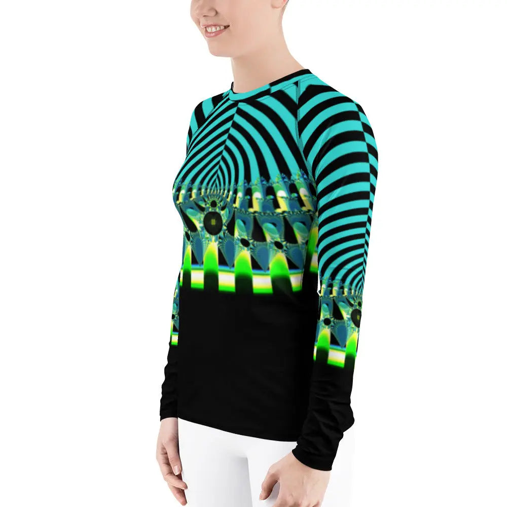 "Happy Stripes" Collection - Women's Rash Guard ZKoriginal