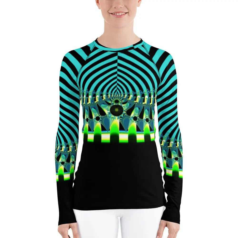 "Happy Stripes" Collection - Women's Rash Guard ZKoriginal