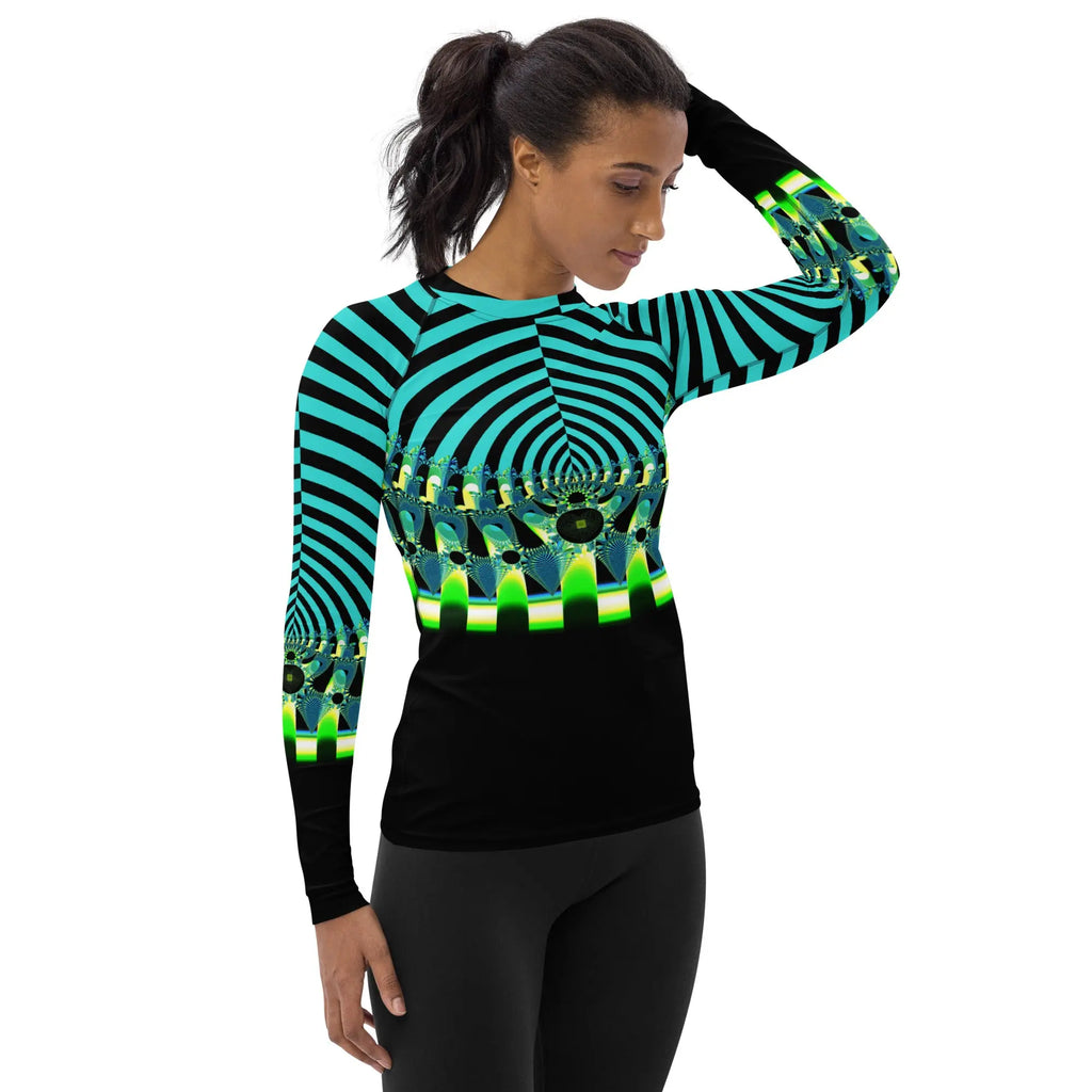 "Happy Stripes" Collection - Women's Rash Guard ZKoriginal