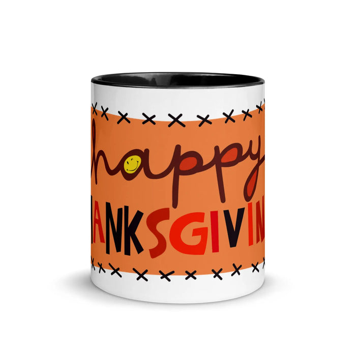 Happy Thanksgiving Coffee Mug with Color Inside ZKoriginal