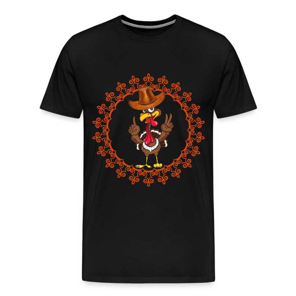 Happy Turkey Day Men's Premium T-Shirt SPOD