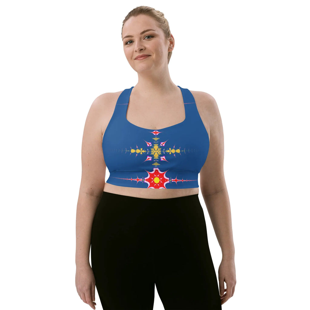 "Hippie Trippy" Collection - Longline Sports Bra ZKoriginal