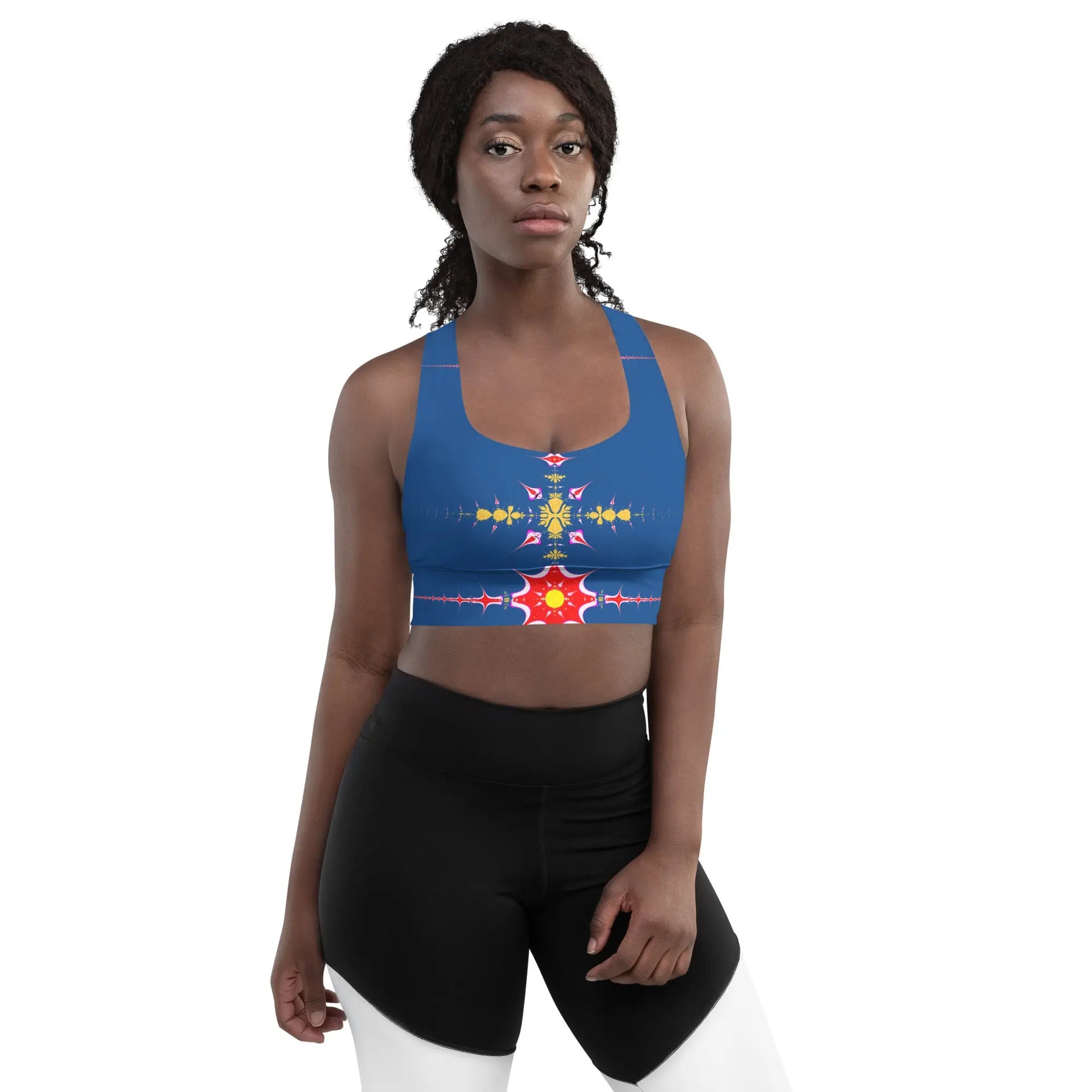 "Hippie Trippy" Collection - Longline Sports Bra ZKoriginal