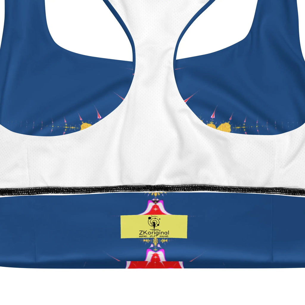 "Hippie Trippy" Collection - Longline Sports Bra ZKoriginal