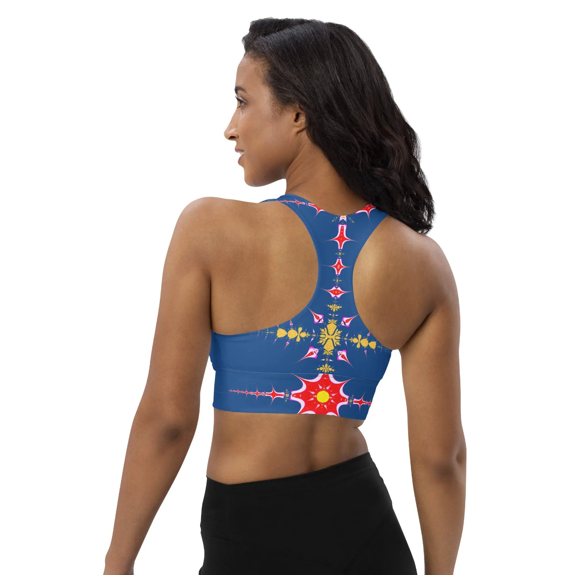"Hippie Trippy" Collection - Longline Sports Bra ZKoriginal