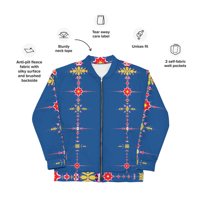 "Hippie Trippy" Collection - Unisex Bomber Jacket ZKoriginal