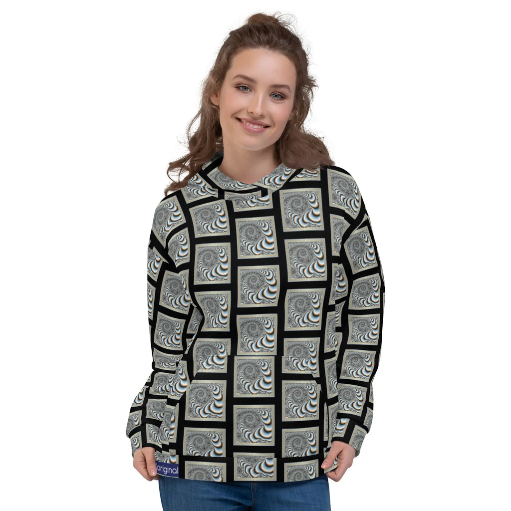 "Hypnotic Swirl" Collection - Unisex Designer Hoodie ZKoriginal