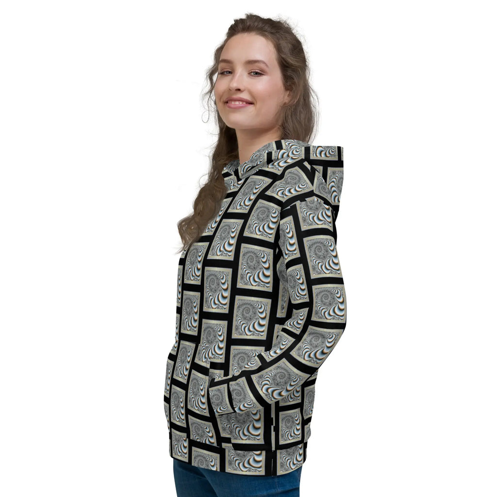 "Hypnotic Swirl" Collection - Unisex Designer Hoodie ZKoriginal