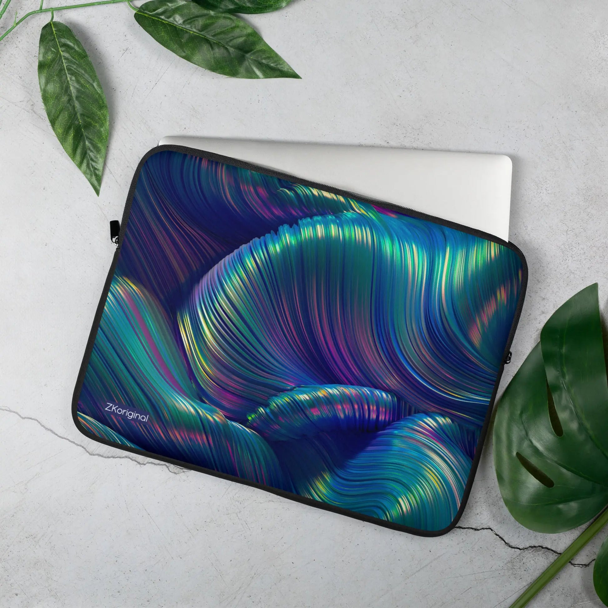 "Iridescent Wave" Collection - Laptop Sleeve ZKoriginal