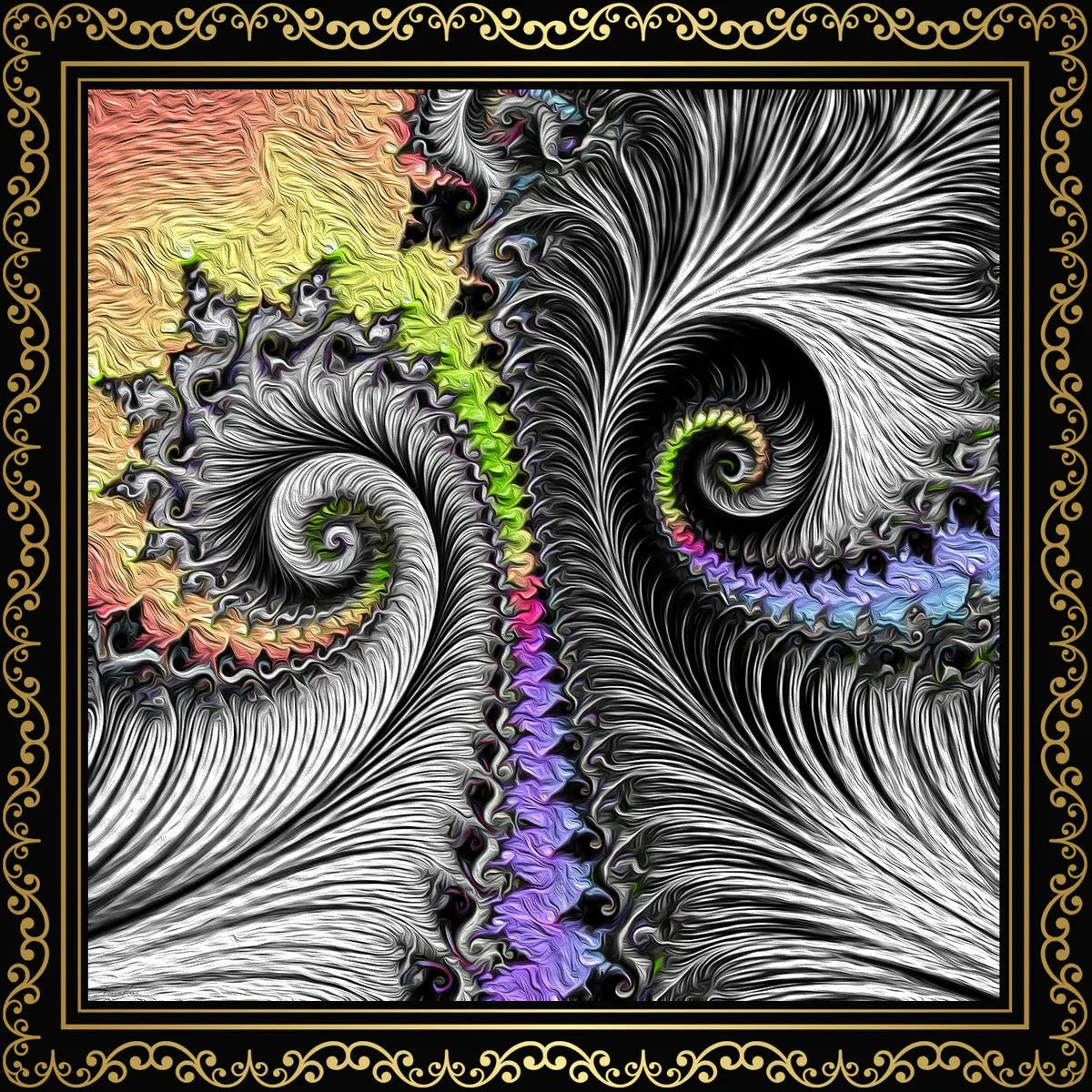 Luxuries Fractal Art "Extravaganza" ZKoriginal