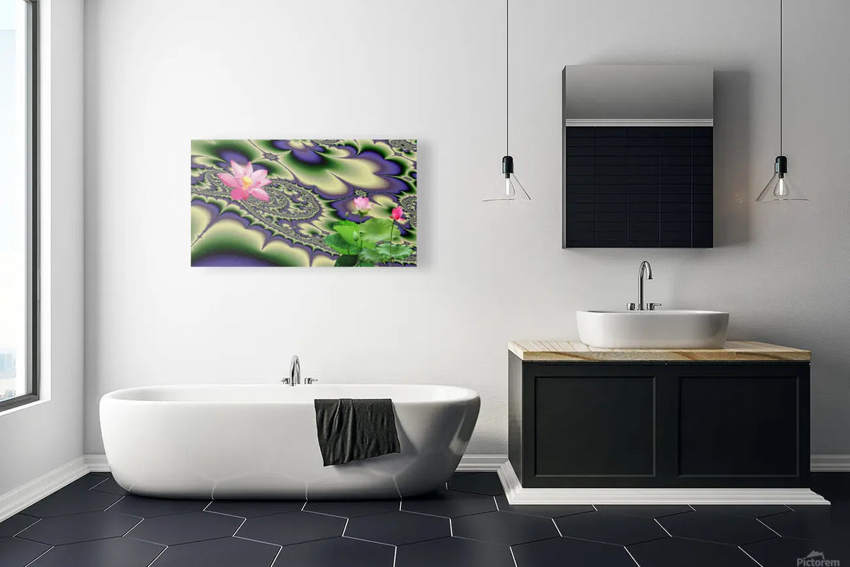 Meditation Room Art "Sacred Lotus" ZKoriginal