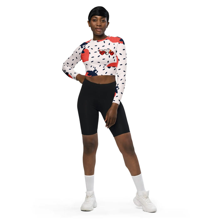 "Mothers' Day" Collection - Recycled Long Sleeve Crop Top ZKoriginal