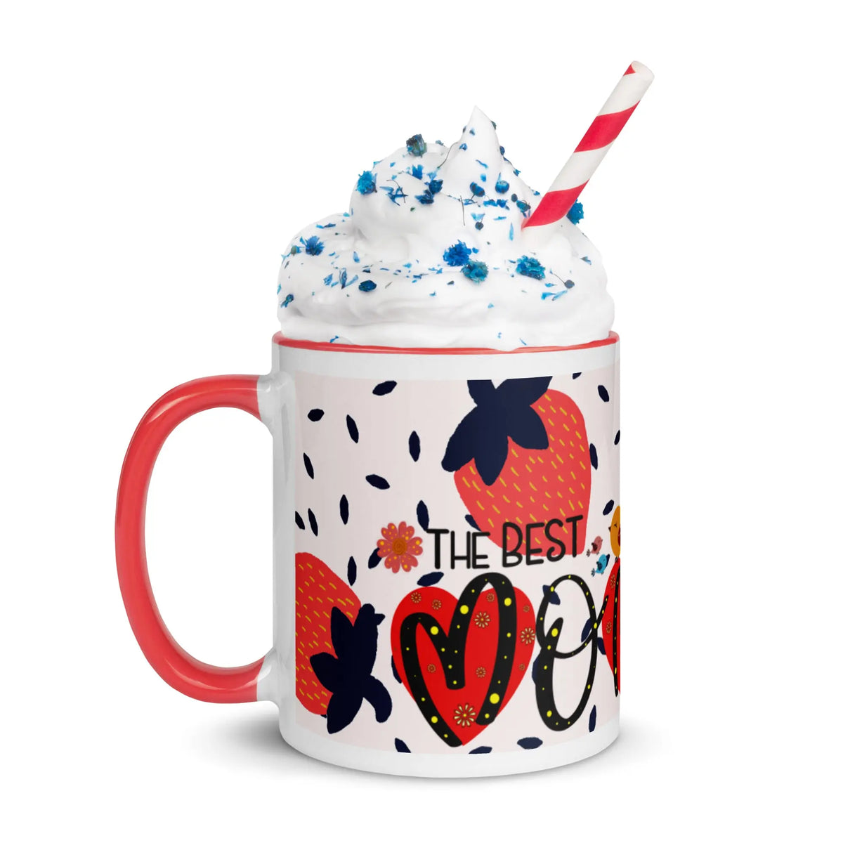 "Mothers' Day" Collection - Strawberry Mug with Color Inside ZKoriginal