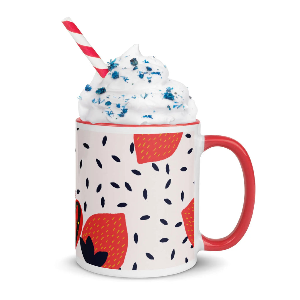 "Mothers' Day" Collection - Strawberry Mug with Color Inside ZKoriginal