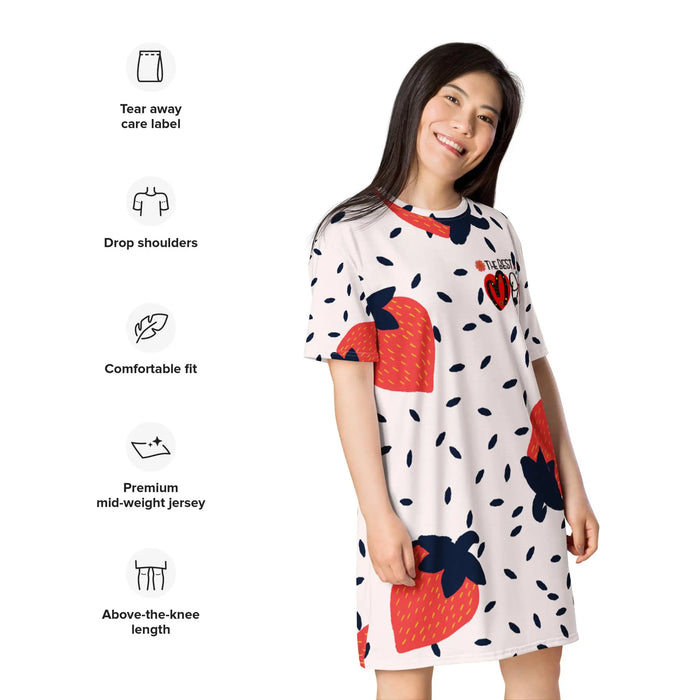 "Mothers' Day" Collection - Strawberry T- Shirt Dress ZKoriginal