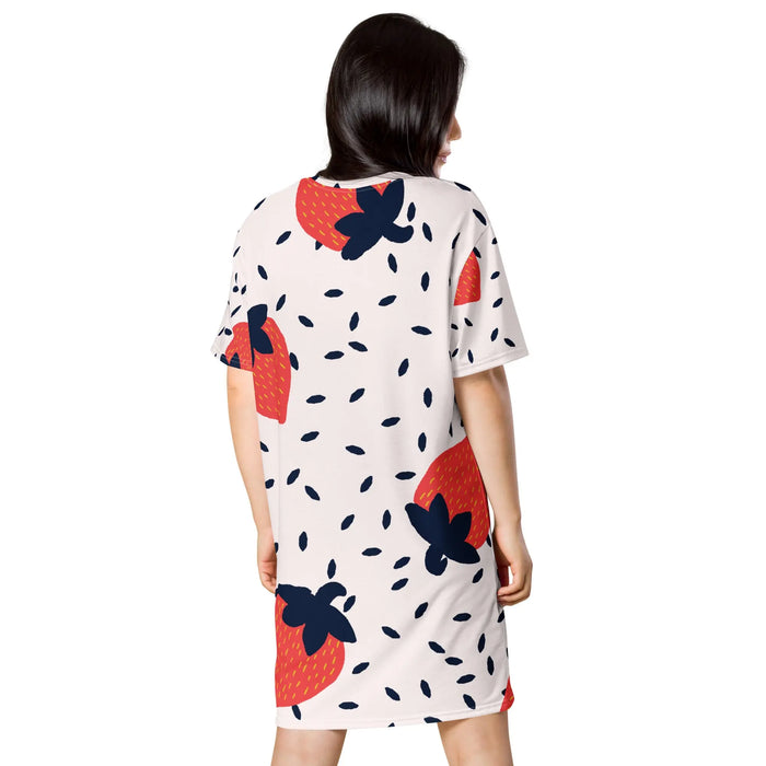 "Mothers' Day" Collection - Strawberry T- Shirt Dress ZKoriginal
