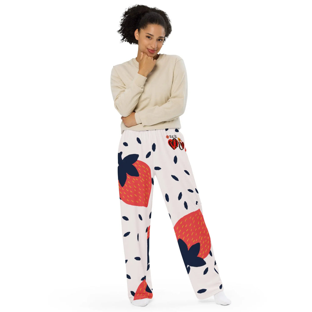 "Mothers' Day" Collection - Strawberry Wide Leg Pants ZKoriginal