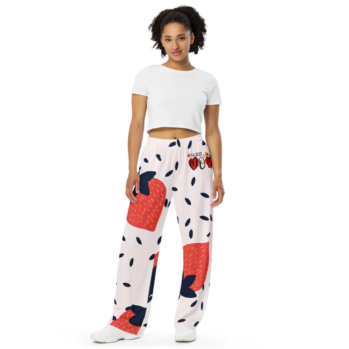 "Mothers' Day" Collection - Strawberry Wide Leg Pants ZKoriginal