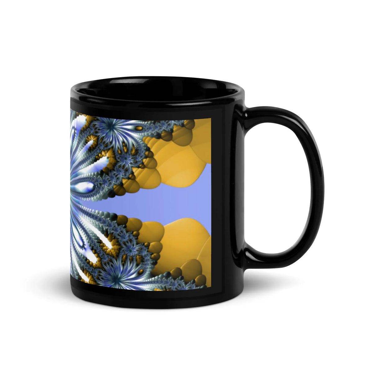 "Mystical Expansion" Collection - Black Glossy Mug ZKoriginal