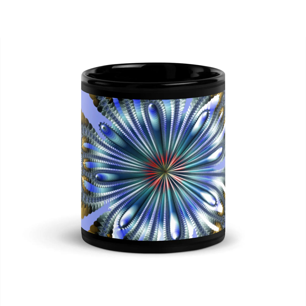 "Mystical Expansion" Collection - Black Glossy Mug ZKoriginal