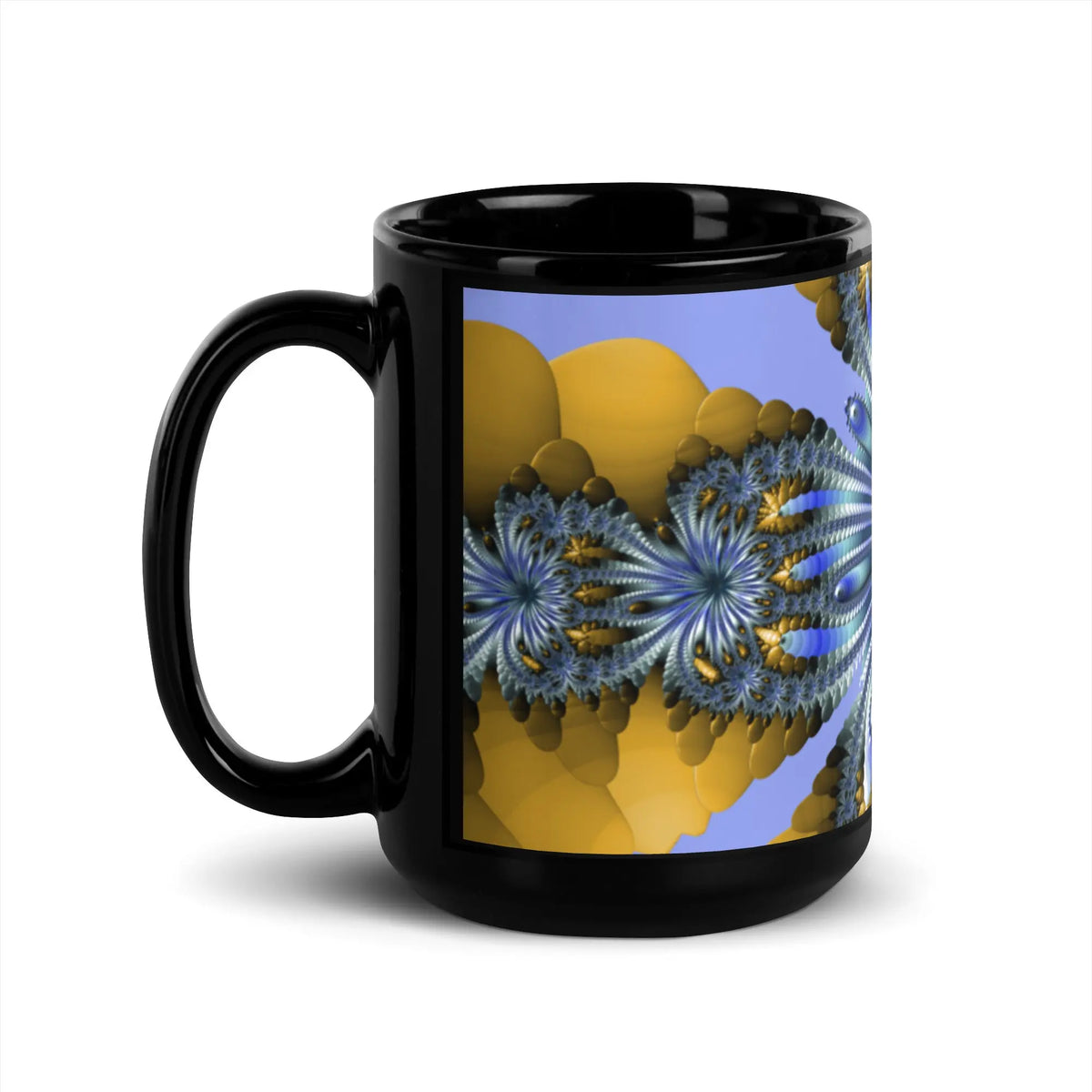 "Mystical Expansion" Collection - Black Glossy Mug ZKoriginal