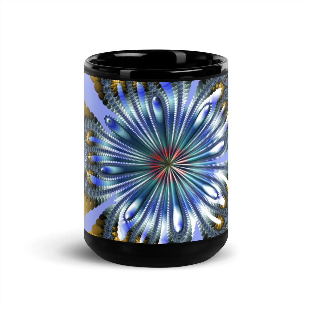 "Mystical Expansion" Collection - Black Glossy Mug ZKoriginal