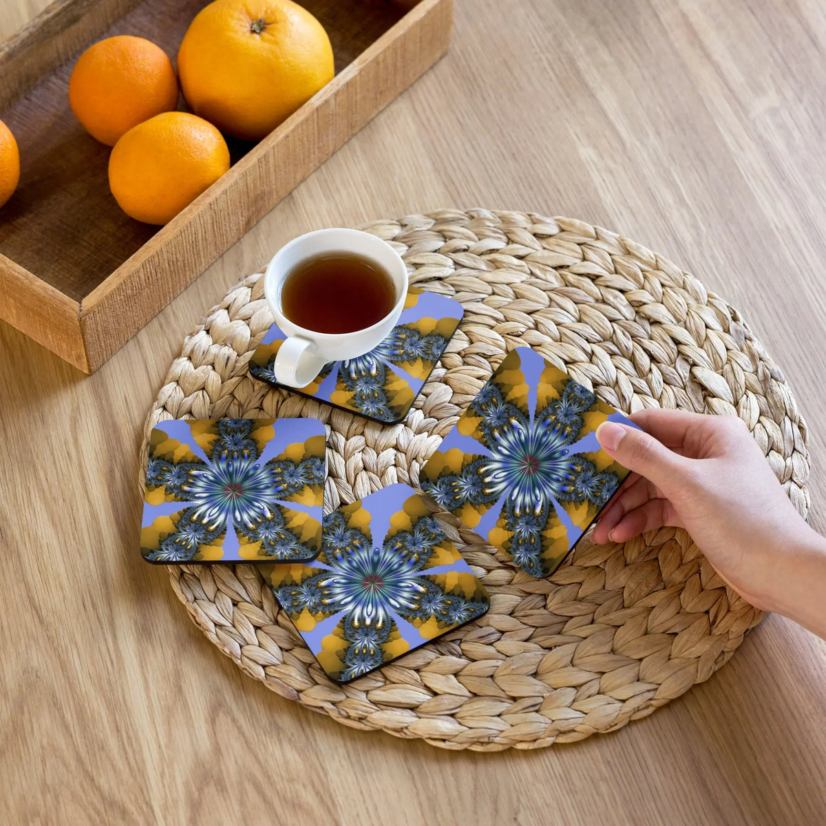 "Mystical Expansion" Collection - Cork Back Coaster ZKoriginal