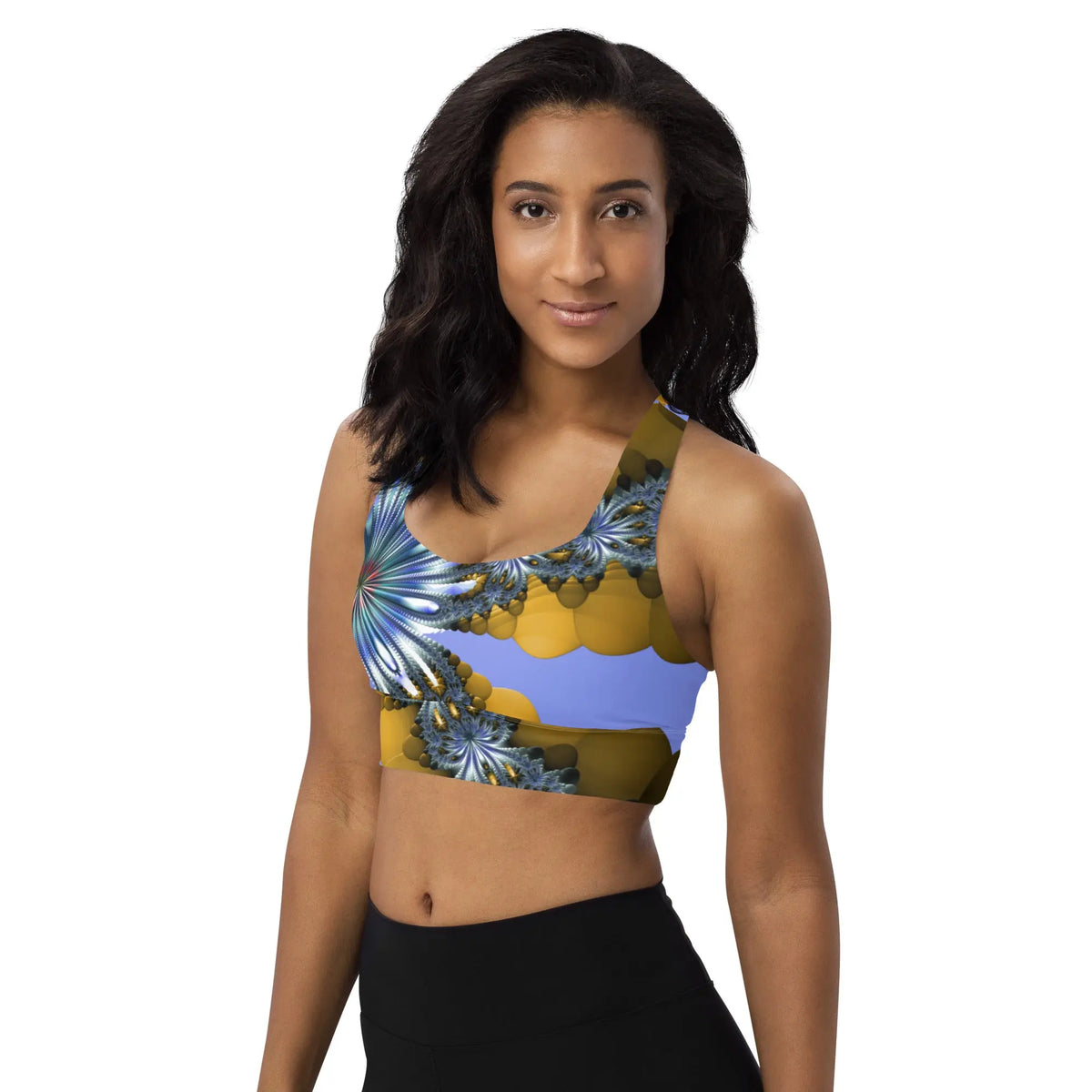 "Mystical Expansion" Collection - Longline Sports Bra ZKoriginal