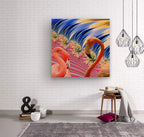 Pink Flamingo Home Decor "Flamingos in Love" ZKoriginal