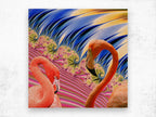 Pink Flamingo Home Decor "Flamingos in Love" ZKoriginal
