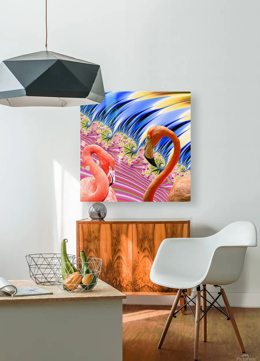 Pink Flamingo Home Decor "Flamingos in Love" ZKoriginal