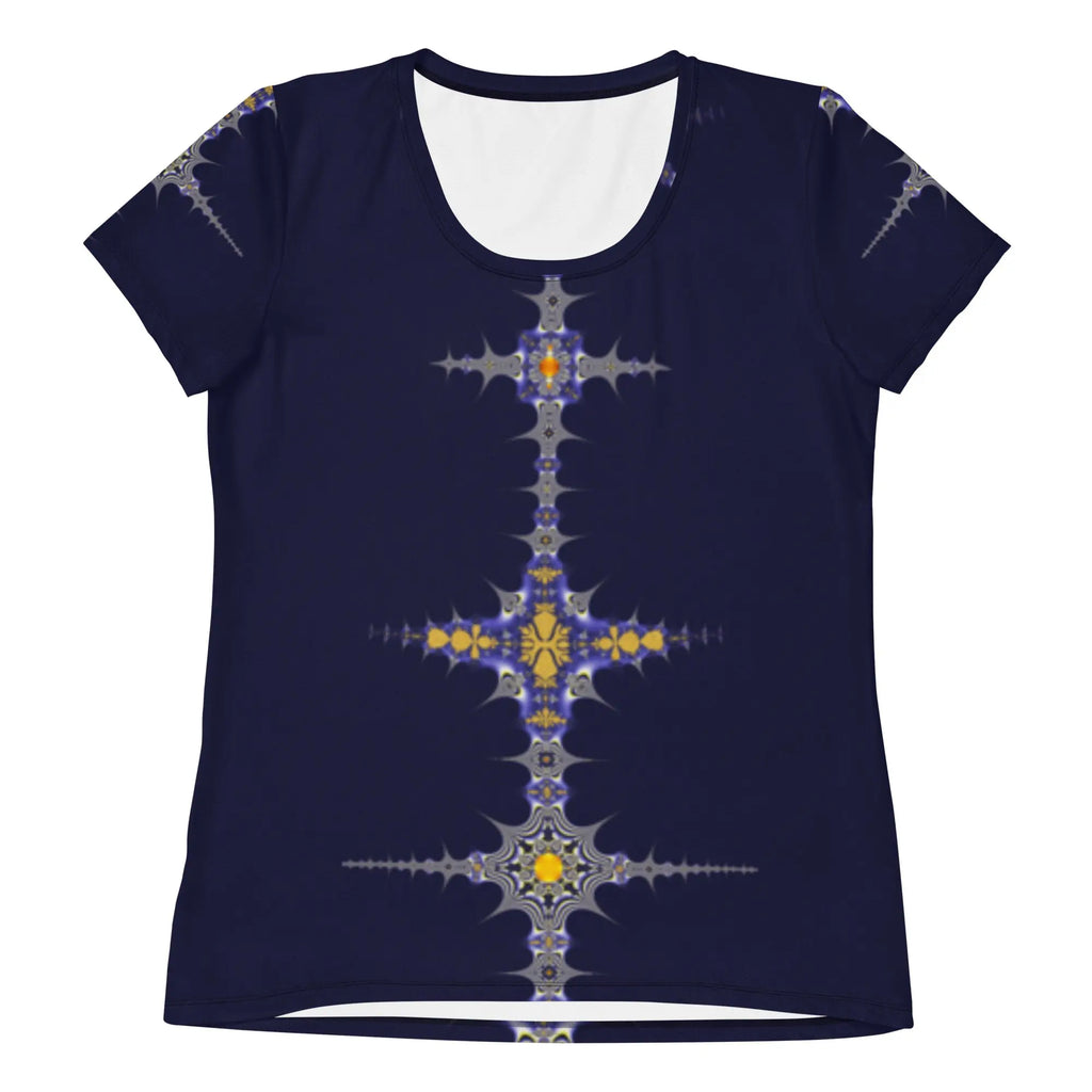 "Purple Pike" Collection - All-Over Print Women's Athletic T-shirt ZKoriginal