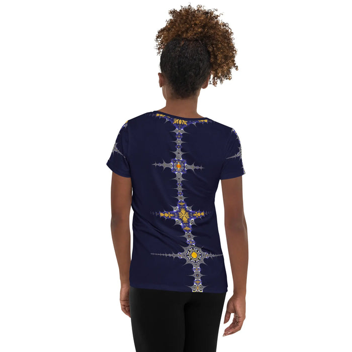 "Purple Pike" Collection - All-Over Print Women's Athletic T-shirt ZKoriginal