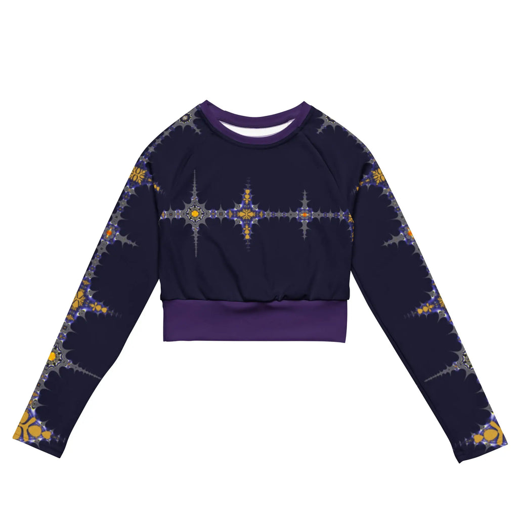 "Purple Pike" Collection - Long Sleeve Crop Top ZKoriginal