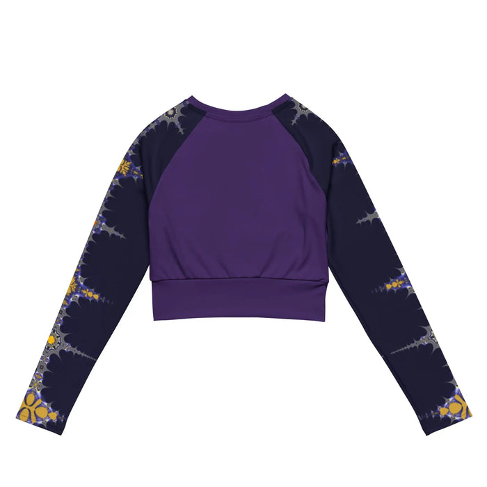 "Purple Pike" Collection - Long Sleeve Crop Top ZKoriginal