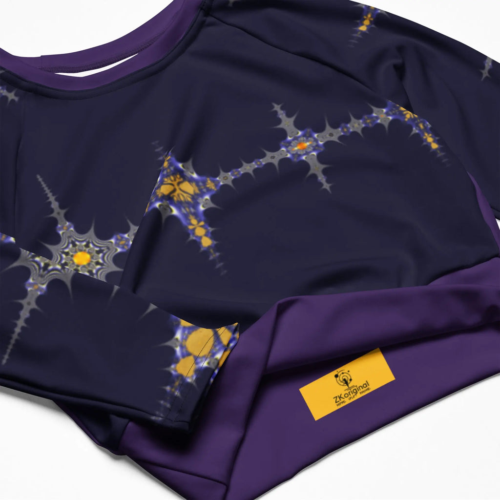 "Purple Pike" Collection - Long Sleeve Crop Top ZKoriginal